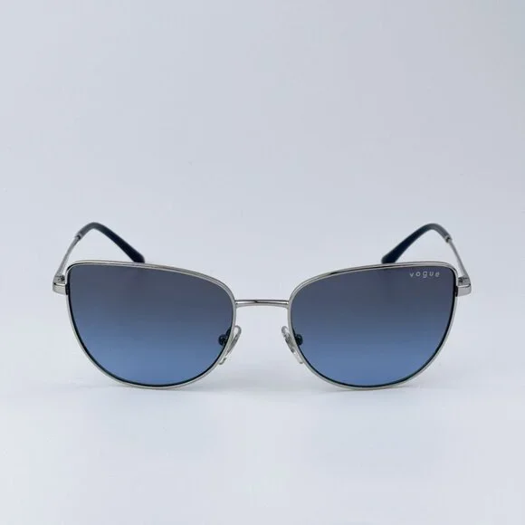 Vogue Women BRAND NEW Sunglasses Silver Blue Gradient Butterfly VO4233S 323/V154 Amazon.com: Vogue Eyewear Woman Sunglasses Black Frame  main image 4